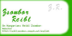 zsombor reibl business card